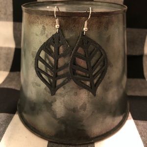 Open Leaf earring $12